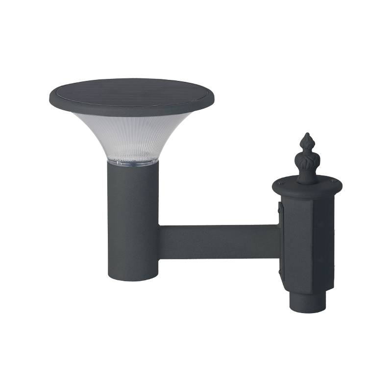 PY-SG018-8W Solar Garden Light med enkelt pære